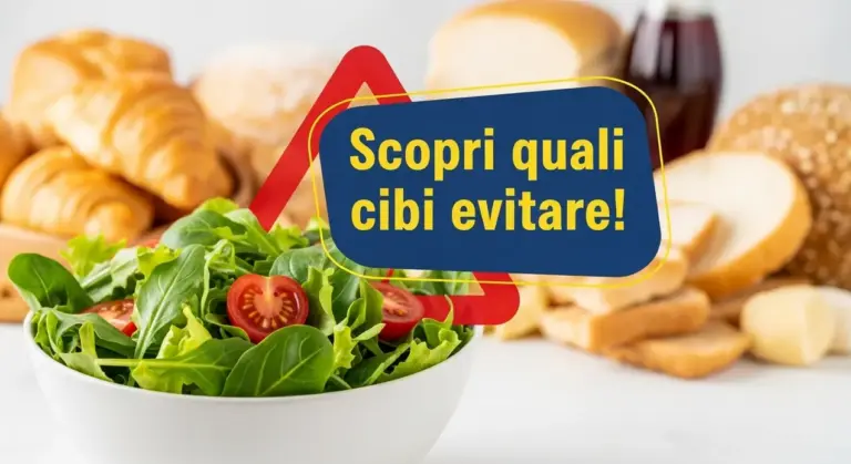 Ciotola di insalata con pane e prodotti da forno sullo sfondo
